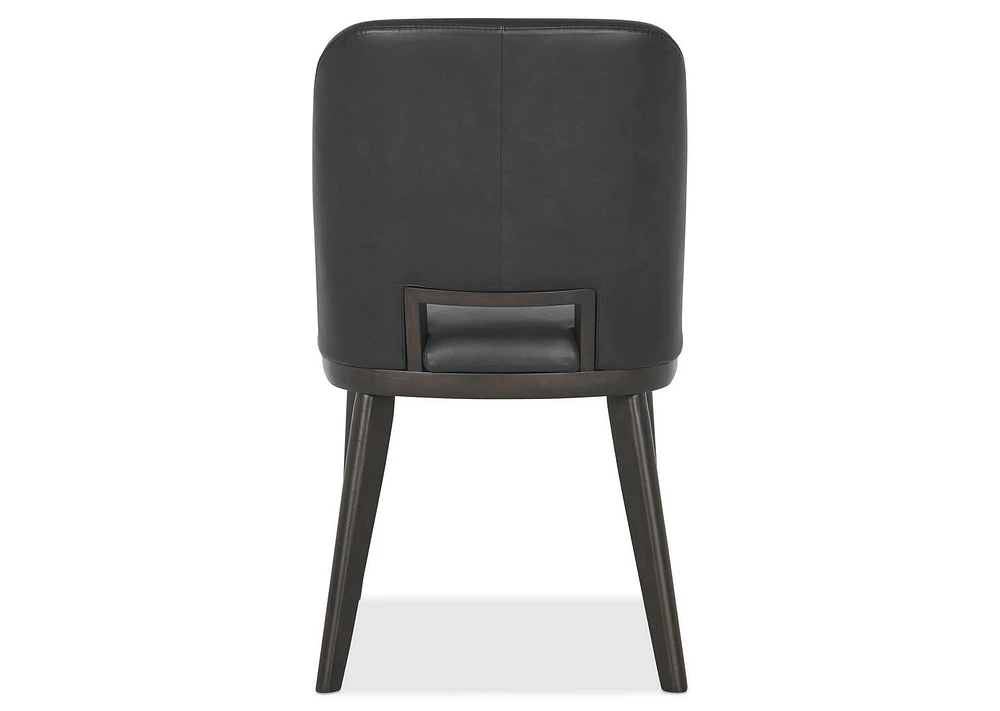 Selene Leather Dining Chair -Olson Slate