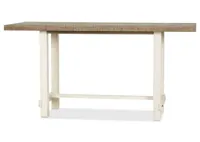 Rutherford Counter Table -Herst Dune/Wht