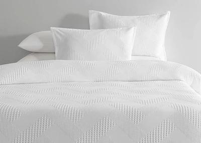 Brentley Cotton Duvet Set King White