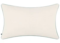 Pomo Pillow 14x24 Ivory/Blue
