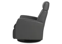 Drake Leather Recliner -Tre Graphite