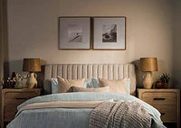 Elara Cotton Duvet Set Queen Blue