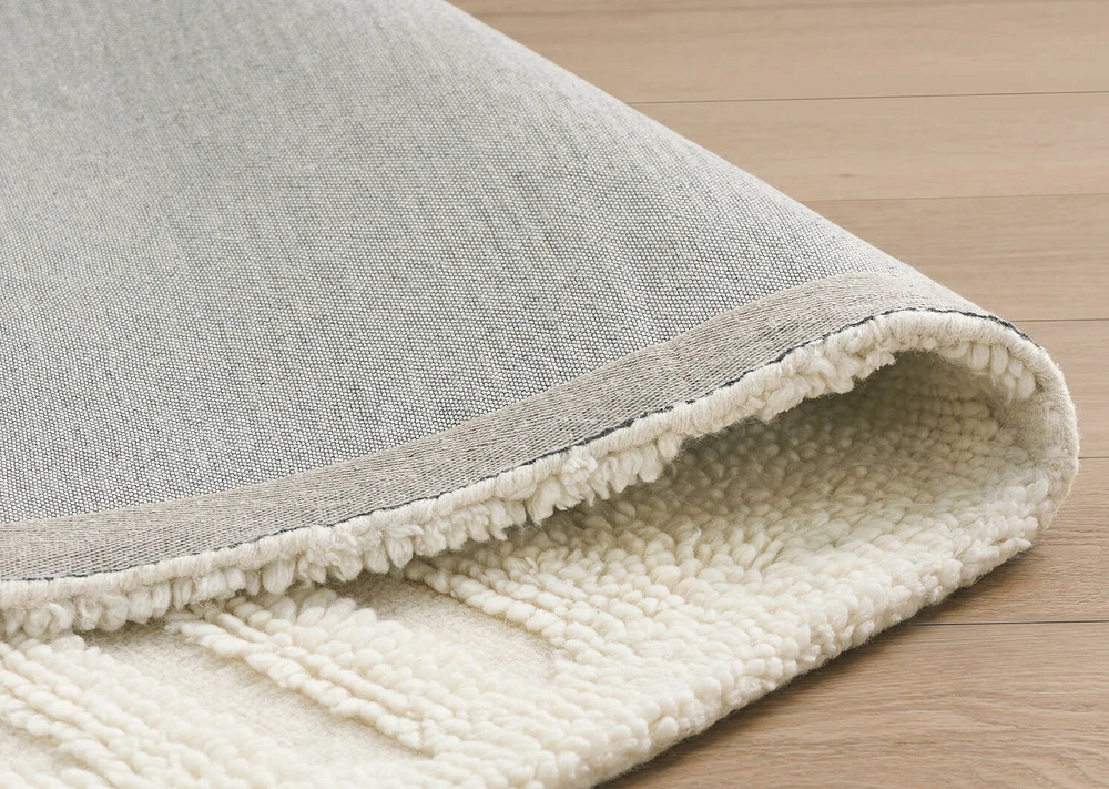 Barrett Wool Rug 60x96 Ivory