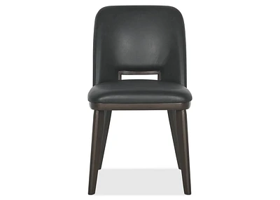 Selene Leather Dining Chair -Olson Slate