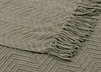 Elan Chenille Throw Sage