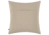 Ivy Cotton Embroidered Pillow 20x20 Sand