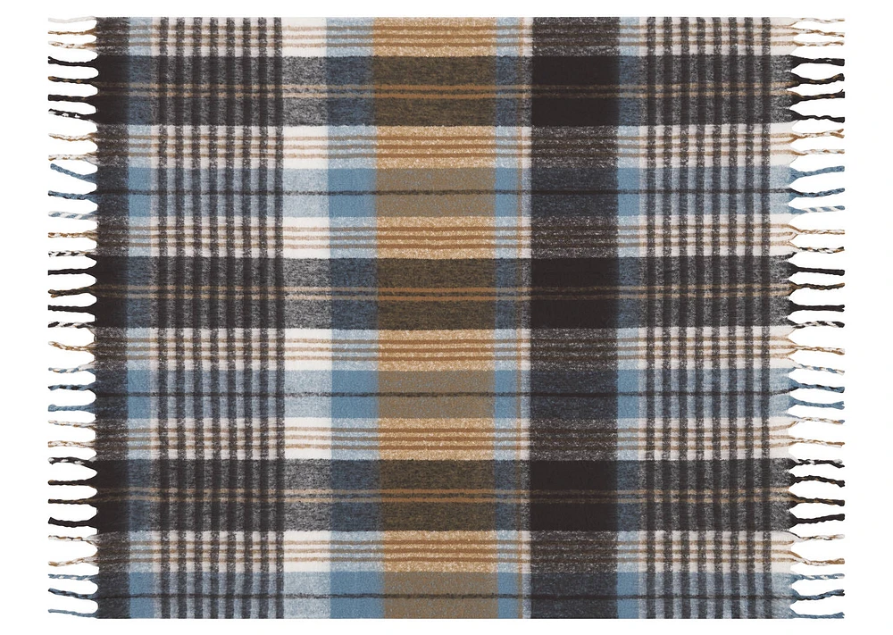 Remi Plaid Throw Multi