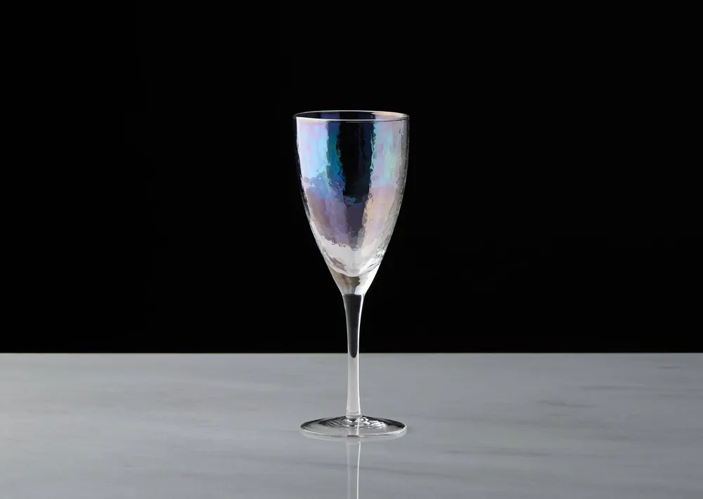 Lucent Wine Glass Iridescent