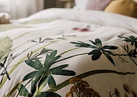 Lea Floral Cotton Duvet Set Queen Mul