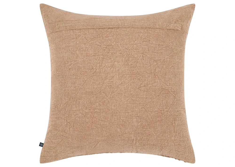 Gemma Cotton Pillow 20x20 Caramel