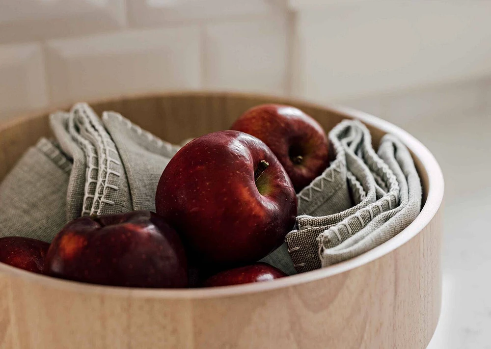 Fierro Rubberwood Serving Bowl