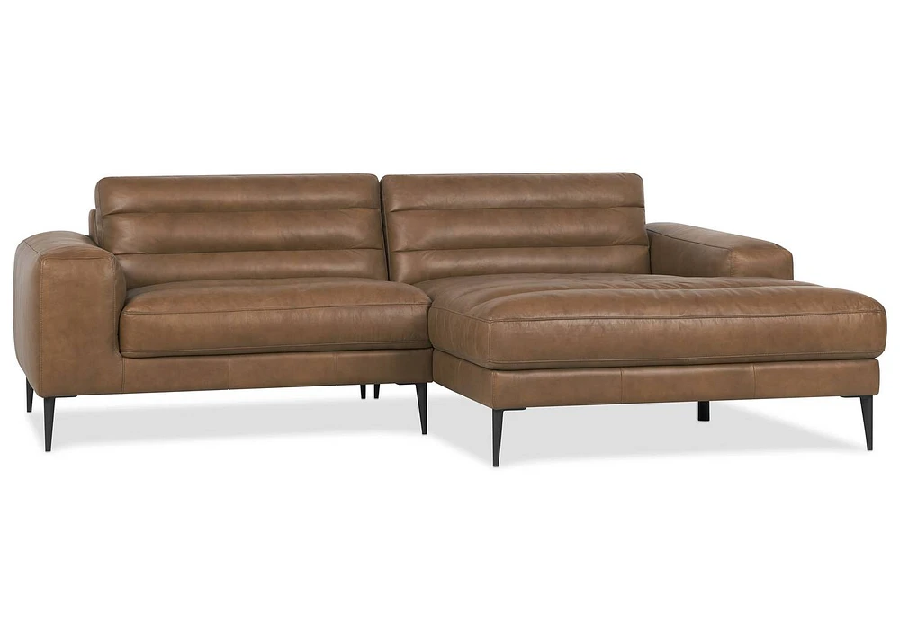 Scotley Lea Sofa Chaise RCF -Leo Mocha