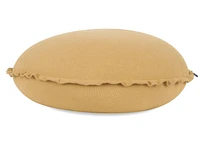 Faria Cotton Round Pillow Amber