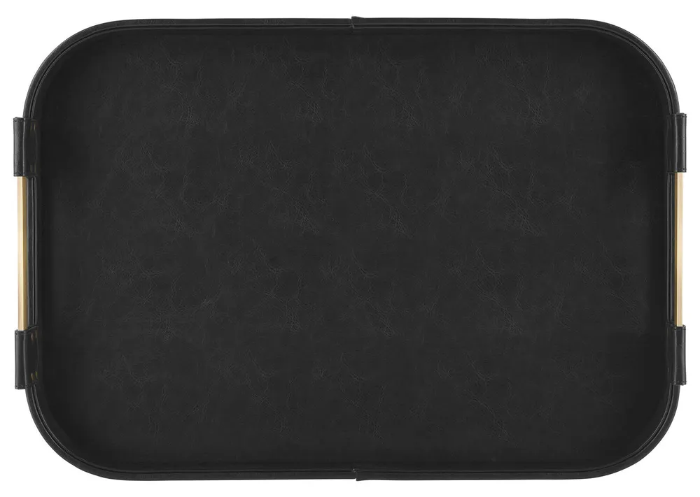 Riva Rectangular Tray Black