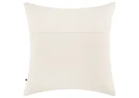 Obie Cotton Pillow 20x20 Ivory/Jute