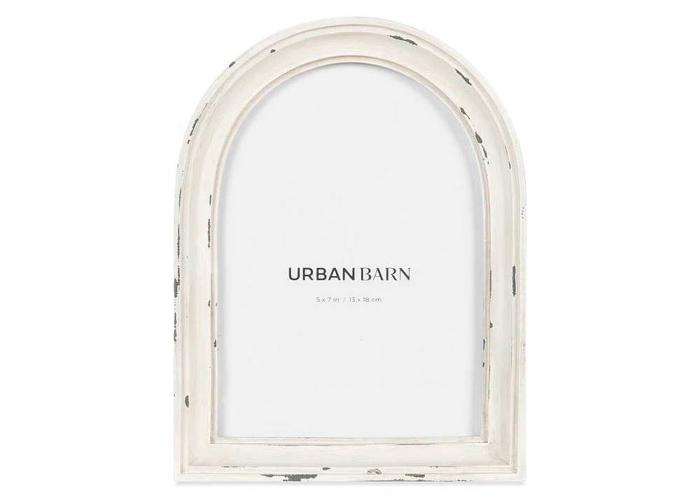 Letta Frame 5x7 Antique White