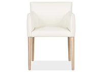 Marciona Lthr Arm Dining Chair -Forega W