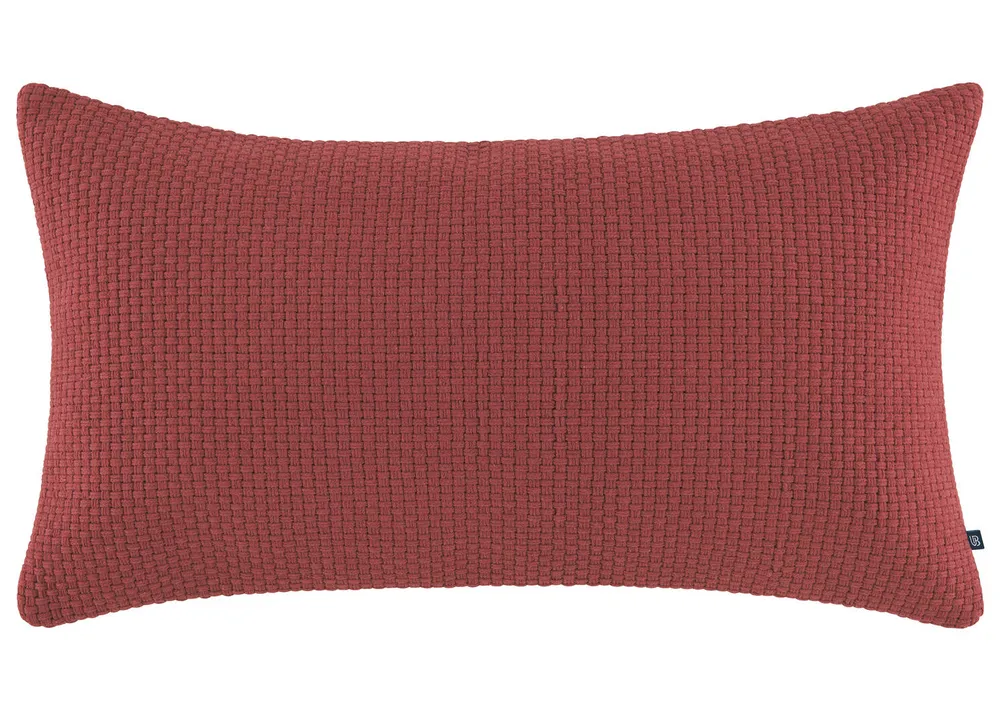 Camber Cotton Pillow 12x22 Wine