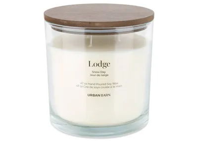 Lodge Candle Snow Day