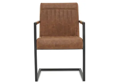 Barkley Arm Dining Chair -Scott Cognac