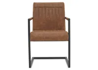 Barkley Arm Dining Chair -Scott Cognac