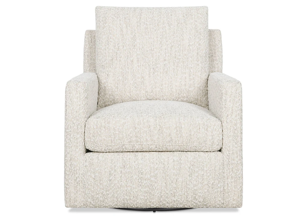 Sadie Swivel Armchair -Zell Pearl