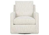 Sadie Swivel Armchair -Zell Pearl