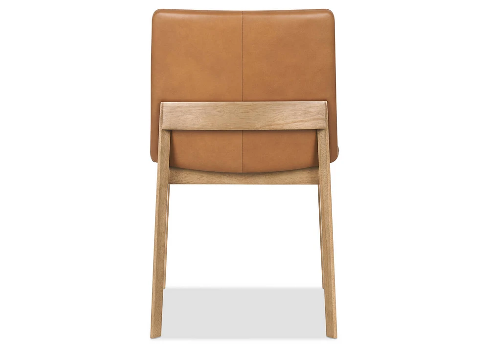 Ciera Leather Dining Chair -Olson Camel