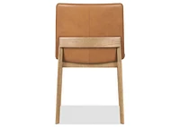 Ciera Leather Dining Chair -Olson Camel