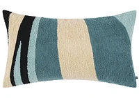 Elise Cotton Pillow 14x24 Blue/Multi