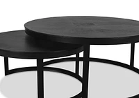 Irwin Nesting Coffee Tbl Set Lrg -Bronze