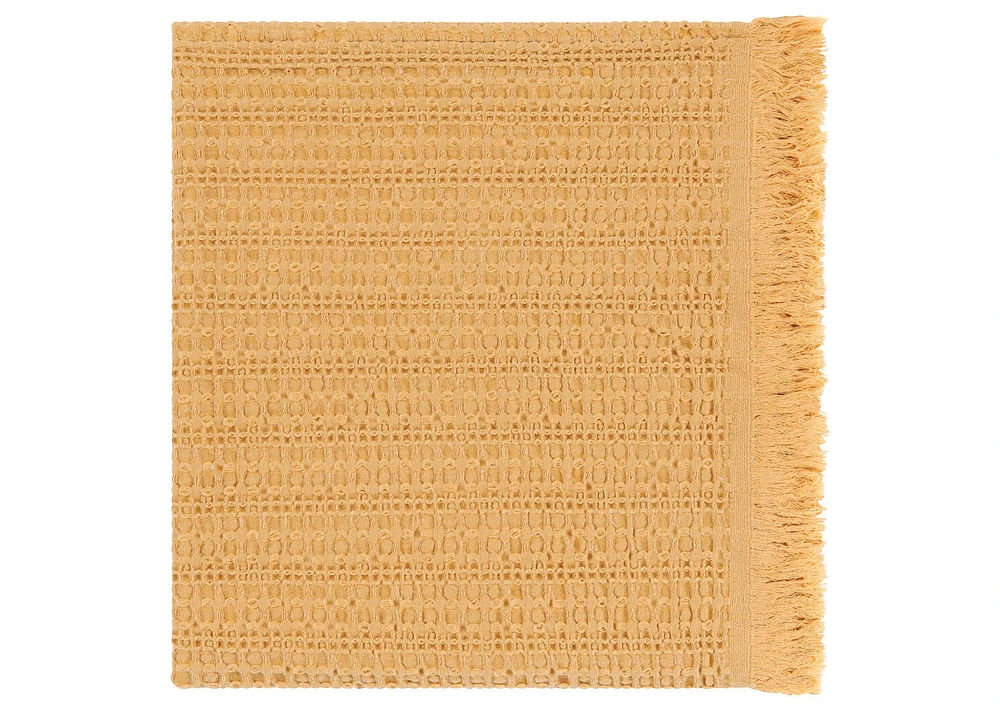 Darwin Waffle Throw Amber