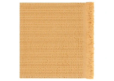 Darwin Waffle Throw Amber