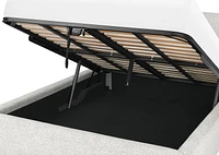 Ewan Storage Bed -Yuri Oyster, QUEEN