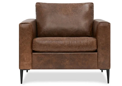 Lucca Custom Leather Armchair