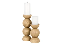 Algo Candle Holder Short Natural