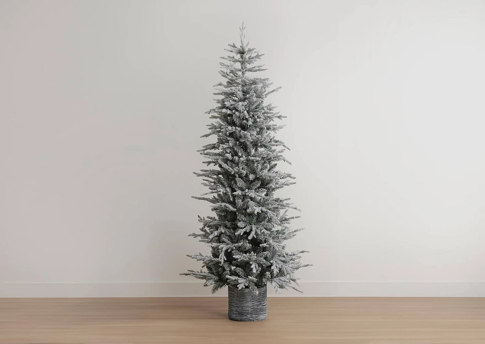 Flurry Tree 7FT Pre-Lit Flocked