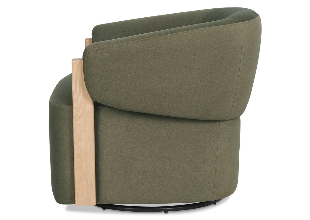 Alicent Swivel Armchair -Vaughn Forest