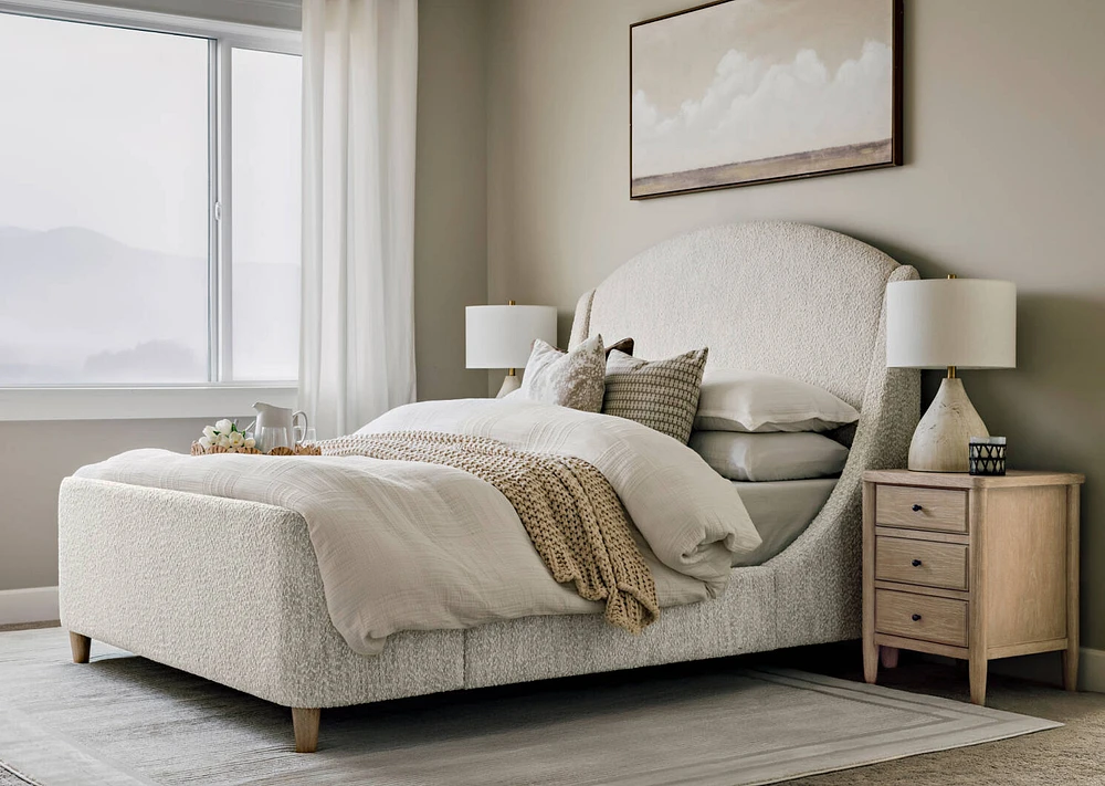 Saracino Bed -Zell Pearl