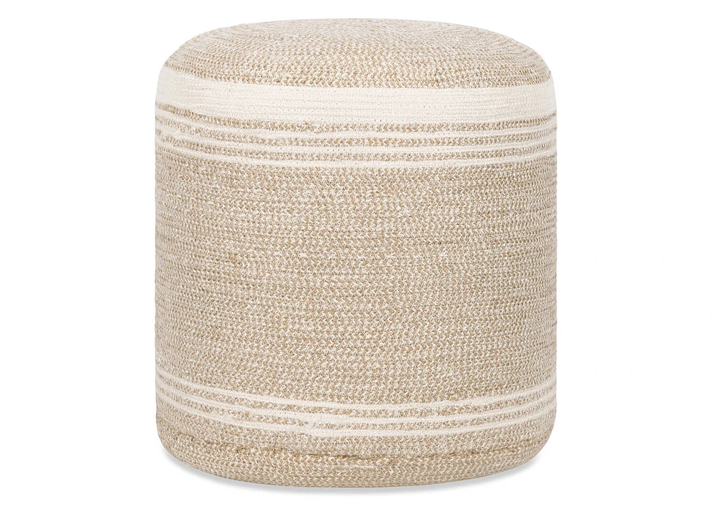 Renning Pouf Natural/Ivory