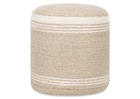 Renning Pouf Natural/Ivory