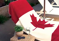 Canada Flag Sherpa Throw