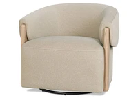 Alicent Swivel Armchair -Vaughn Sand