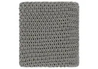 Wardell Cotton Chunky Throw Light Gre