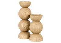 Algo Candle Holder Short Natural