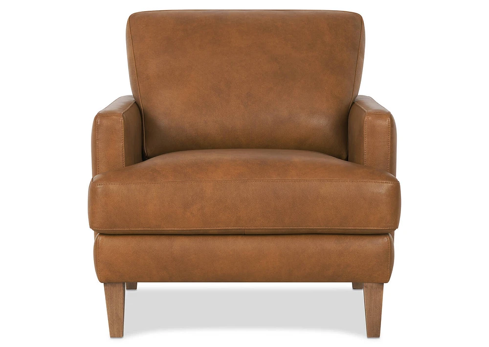 Nicolo Leather Armchair -Dutton Cinnamon