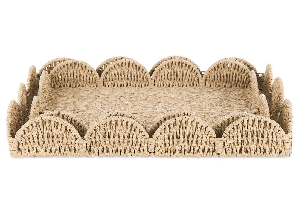 Elodie Scalloped Tray Small