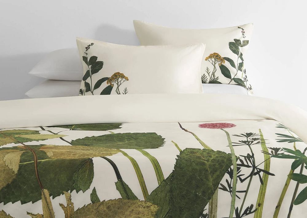 Lea Floral Cotton Duvet Set Queen Multi