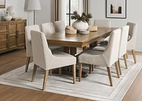 Edmond Ext Dining Table -Fawna Amber