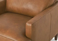 Nicolo Leather Armchair -Dutton Cinnamon